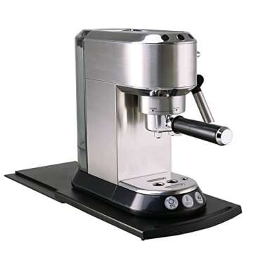 DeluxeComfort Sliding Shelf Under Cabinet - Extra Wide Easy Caddy Slider - Top Construction Will Make It Far Easier to ‘Slide in and Back for Easy Daily Use, Single