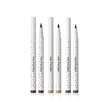 MAEPEOR Freckle Pen Natural Faux Freckles Makeup Pen Waterproof Longlasting Soft Dot Sopt Pen Create...