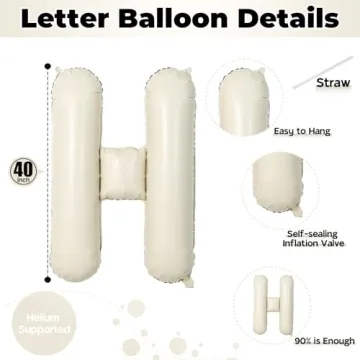 40 Inch Oh Baby Balloons for Stylish Baby Showers