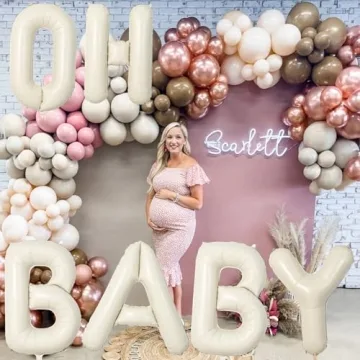 40 Inch Oh Baby Balloons for Stylish Baby Showers