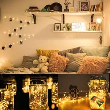 TURNMEON [ Timer ] 3 Set Fairy Lights, Total 90 LED, Warm White Battery Powered Copper Wire Fairy Lights, Decoration Outside Yard Party Home Bedroom Wedding Indoor Outdoor, 10 Ft 30 LED Each