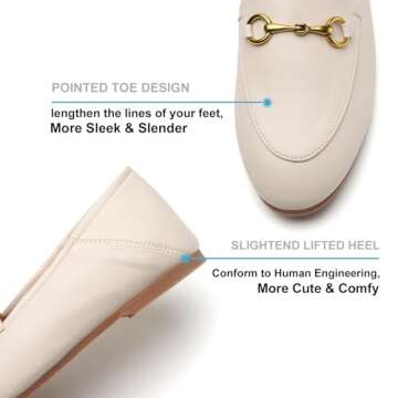 CiCi-Cherry Casual Buckle Loafers - Comfortable Stylish Footwear