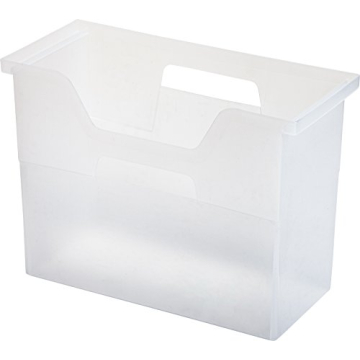 IRIS Desktop File Box, 6 Pack, Medium, Clear