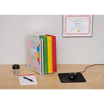 IRIS Desktop File Box, 6 Pack, Medium, Clear