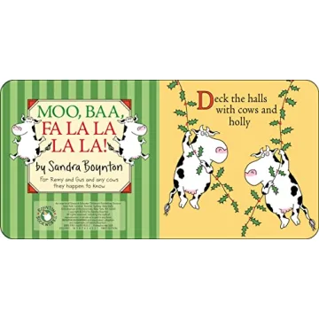 Festive Board Book Moo Baa Fa La La La La for Toddlers