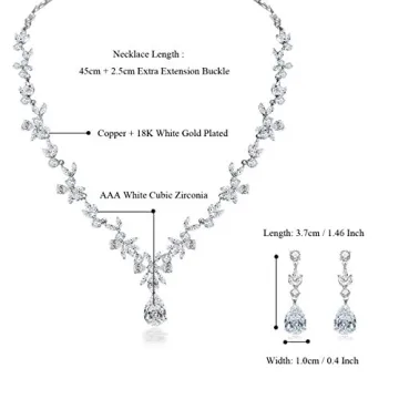 Elegant HADSKISS Jewelry Set for Weddings and Celebrations
