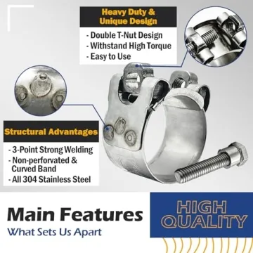 Durable Stainless Steel Hose Clamps for All Applications