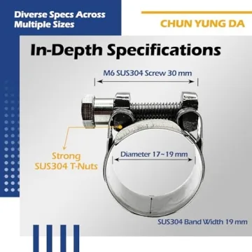 Durable Stainless Steel Hose Clamps for All Applications