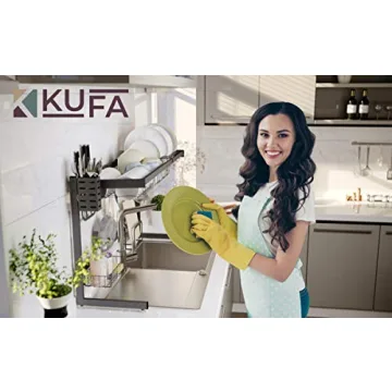 KUFA Over Sink Dish Drying Rack for Kitchen Organization