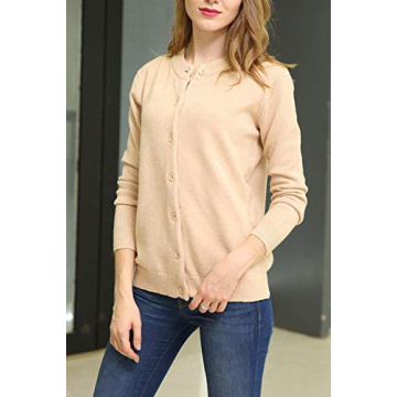 B BIMOZI Women's Elegant Thick Cardigan Sweater