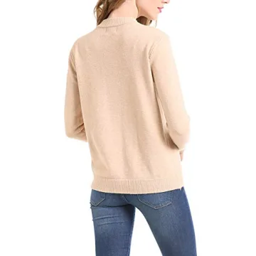 B BIMOZI Women's Elegant Thick Cardigan Sweater