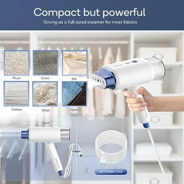 Newbealer 1200W Handheld Travel Steamer for Clothes