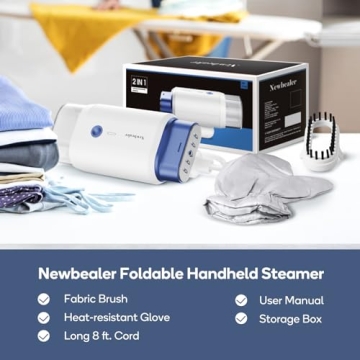 Newbealer 1200W Handheld Travel Steamer for Clothes