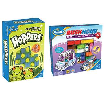 ThinkFun 5043 Rush Hour Jr. Hoppers Bundle, Multi