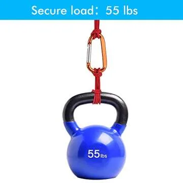 6PCS Carabiner Caribeaner Clip,3" Large Aluminum D Ring Shape Carabeaner with 6PCS Keyring Keychain Hook (Orange+Red+Yellow+Navy+Pink+Pale Purple)