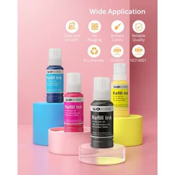 WOKOK Sublimation Ink Refill for EcoTank Printers