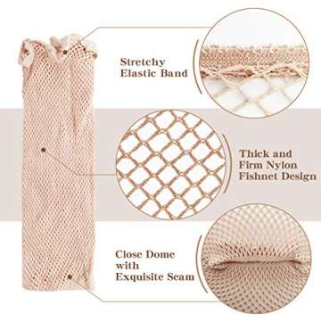 Dreamlover Mesh Wig Cap, Nude Wig Hair Caps for Women, 3 Pieces