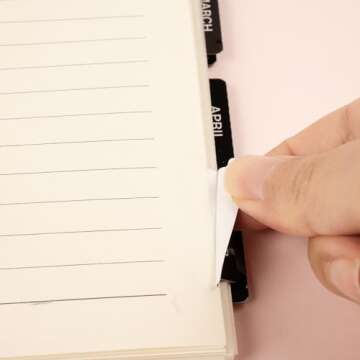 Laminated Monthly Planner Stickers for Easy Organization