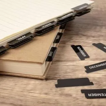 Laminated Monthly Planner Stickers for Easy Organization