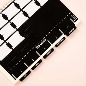 Laminated Monthly Planner Stickers for Easy Organization