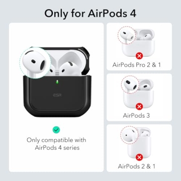 ESR AirPods 4 Case - Drop Protection & MagSafe