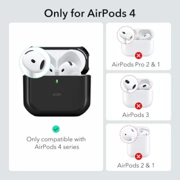 ESR AirPods 4 Case - Drop Protection & MagSafe