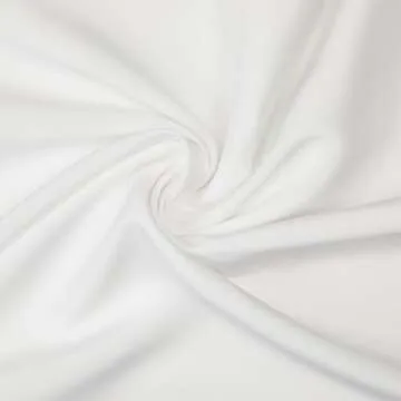 Gee Di Moda Rectangle Tablecloth - 90 x 132 Inch White Table Cloth for 6 Foot Table with Floor-Length Drop - Heavy Duty Washable Fabric - 6 Ft Buffet Table, Holiday Party, Wedding & Baby Shower