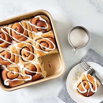 Nordic Ware 9x9 Aluminum NonStick Cake Pan for Perfect Baking