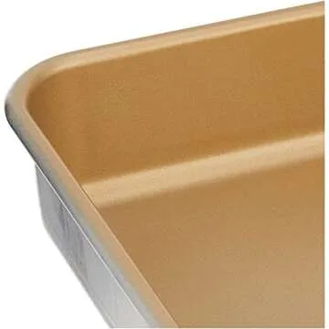Nordic Ware 9x9 Aluminum NonStick Cake Pan for Perfect Baking
