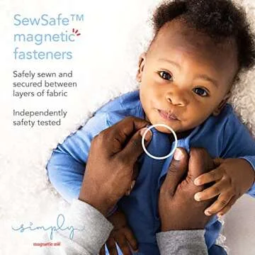 Magnetic Me SIMPLY (2 Pack) One-Piece Baby Coverall Romper 100% Organic Cotton Baby Clothing with Quick Magnetic Fastener Pink Dancing Elephants/Pink Melange 0-3 Months