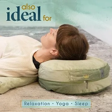 Florensi Meditation Cushion & Mat Set for Yoga and Relaxation