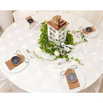 Stylish 60 Pcs Compass Wedding Favors Set for Events