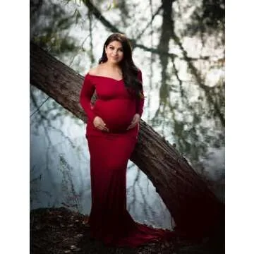 Elegant Maternity Gown for Photoshoots | JustVH