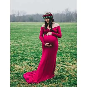 Elegant Maternity Gown for Photoshoots | JustVH