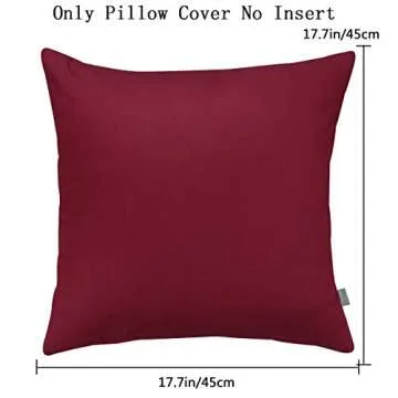 Thmyo 100% Cotton Pillow Covers for DIY Decor, 4-Pack