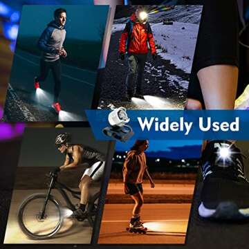 Waterproof Running Shoe Lights for Night Safety