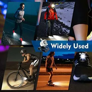 Waterproof Running Shoe Lights for Night Safety