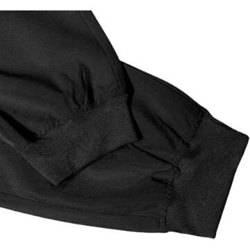 Avanova Women's Cargo Pants with Pockets Casual Loose Drawstring Waist Long Pants Black Small