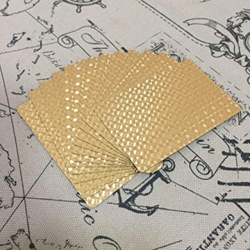 EAY Gold Waterproof Playing Cards - Perfect for Parties and Games