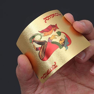 EAY Gold Waterproof Playing Cards - Perfect for Parties and Games