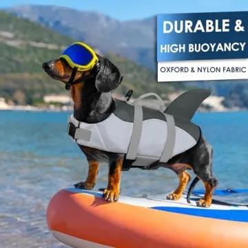AOFITEE Dog Life Jacket High Flotation for Dogs
