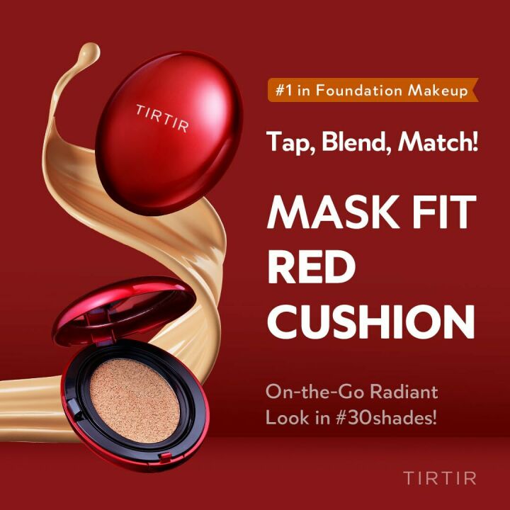 TIRTIR Red Cushion Foundation for Glass Skin and Coverage
