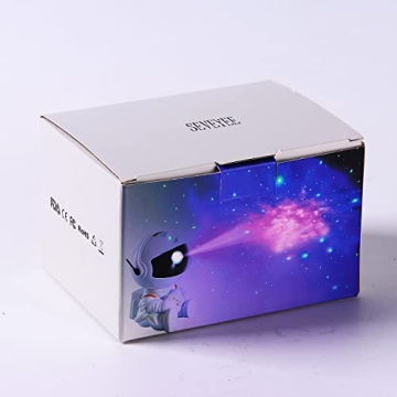 SEVEYEE Mini Astronaut Galaxy Projector Night Light Remote