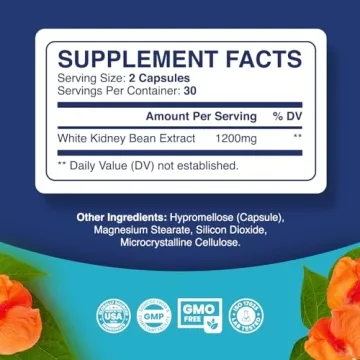 Extra Strength White Kidney Bean Extract for Weight Loss Support