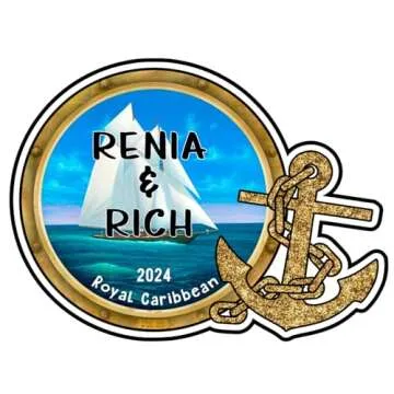 Personalized Anchor Cruise Door Magnet for All Lines