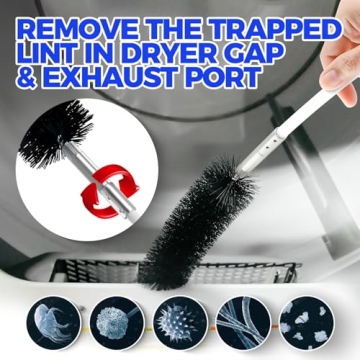 Holikme Dryer Vent Cleaner Kit Extends Up to 30 Feet