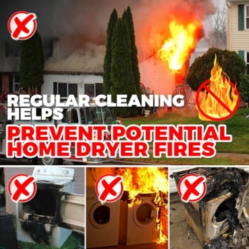 Holikme Dryer Vent Cleaner Kit Extends Up to 30 Feet