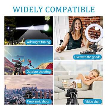 Portable 55-inch Camera Tripod Q111 - Lightweight & Versatile