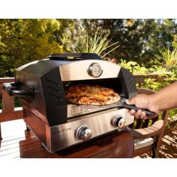 Blackstone Pizza Oven Outdoor, Portable Propane Pizza Oven with Pizza Peel, Pizza Cutter and Blackstone Heat Resistant Gloves