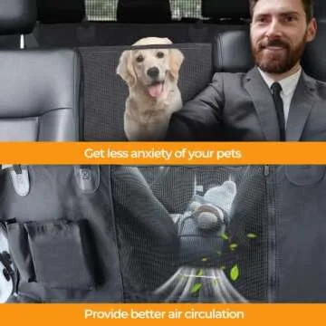 Simple Deluxe Dog Car Seat Cover for All Vehicles